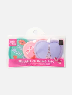 Accessoires De Soins|Primark 3 Disques Nettoyants Réutilisables Emily In Paris Multicolore