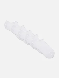 Chaussettes|Primark 5 Paires De Socquettes Essential Blanc