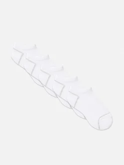 Chaussettes|Primark 5 Paires De Socquettes Essential Blanc