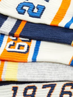 Chaussettes|Primark 5 Paires De Socquettes Style Universitaire Multicolore