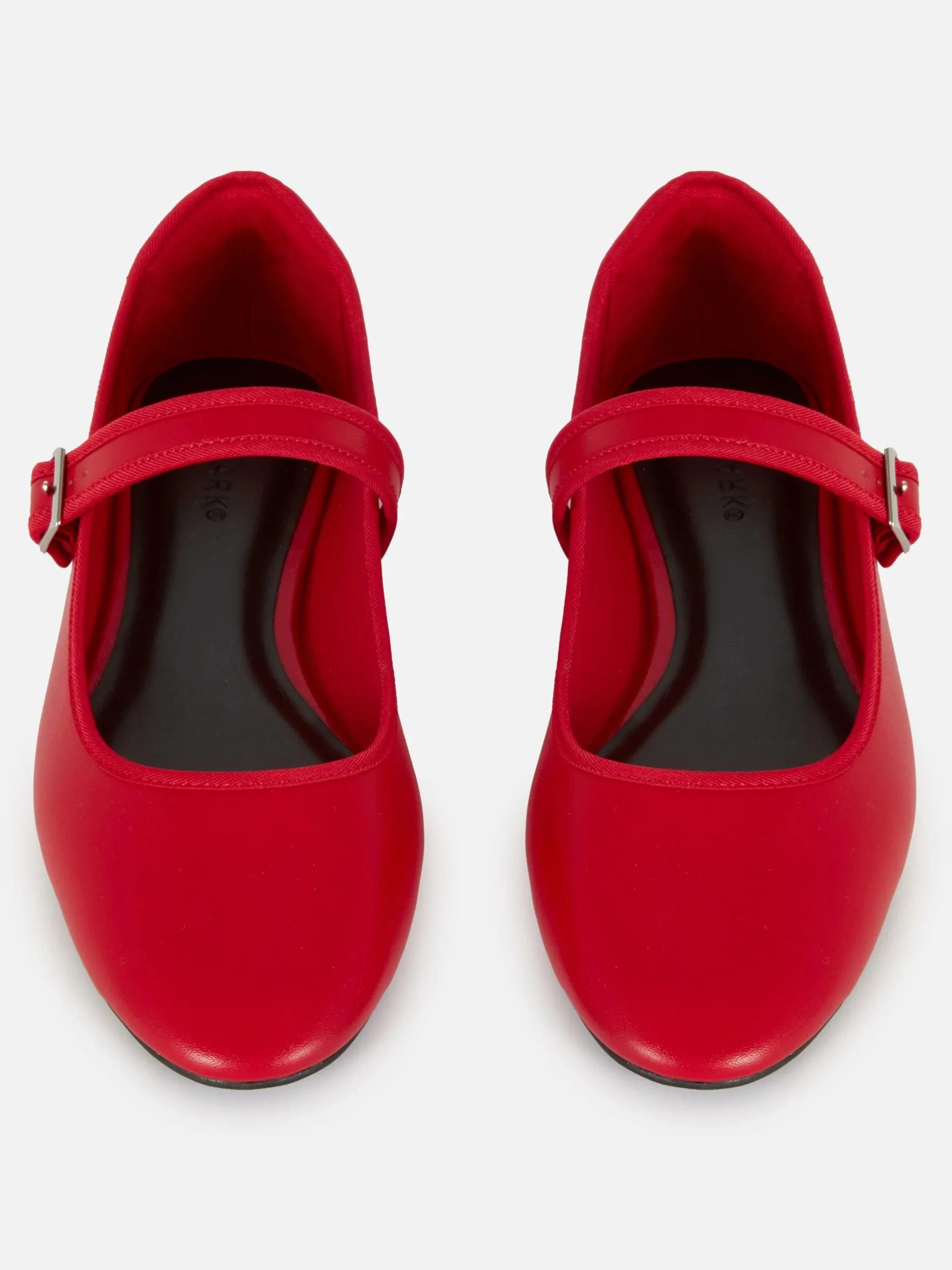 Ballerines|Primark Babies Plates à Bout Rond Rouge