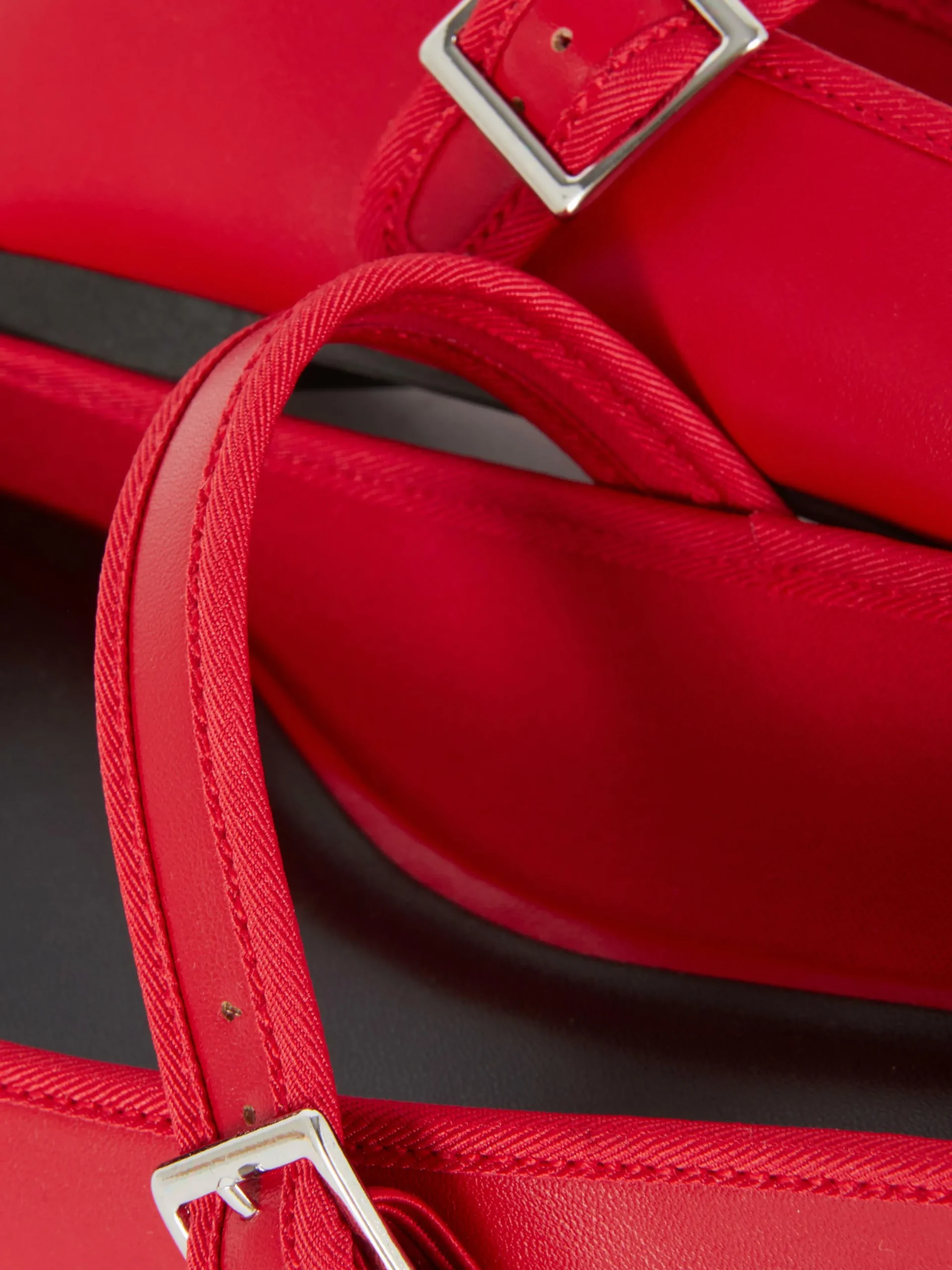 Ballerines|Primark Babies Plates à Bout Rond Rouge