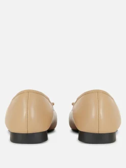 Ballerines|Primark Ballerines à Bout Renforcé Contrastant Camel