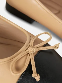 Ballerines|Primark Ballerines à Bout Renforcé Contrastant Camel