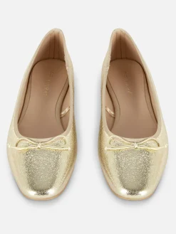 Ballerines|Primark Ballerines à Nœud Doré