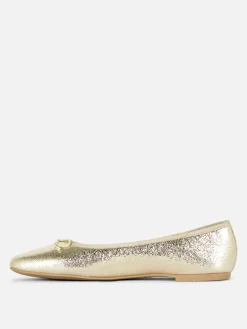 Ballerines|Primark Ballerines à Nœud Doré