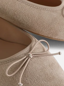 Ballerines|Primark Ballerines à Nœuds En Suédine Naturel