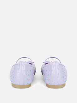 Ballerines|Primark Ballerines Ajourées à Cœur Lilas