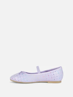 Ballerines|Primark Ballerines Ajourées à Cœur Lilas