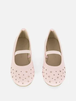 Ballerines|Primark Ballerines Découpe Laser étoiles Rose