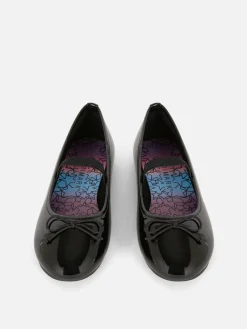 Ballerines|Primark Ballerines En Simili Cuir Verni Noir