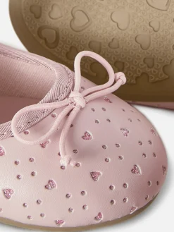 Ballerines|Primark Ballerines Pailletées Découpées Au Laser Rose