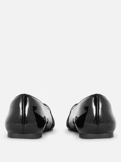 Ballerines|Primark Ballerines Vernies à Bout Pointu Noir