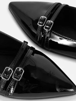 Ballerines|Primark Ballerines Vernies à Bout Pointu Noir