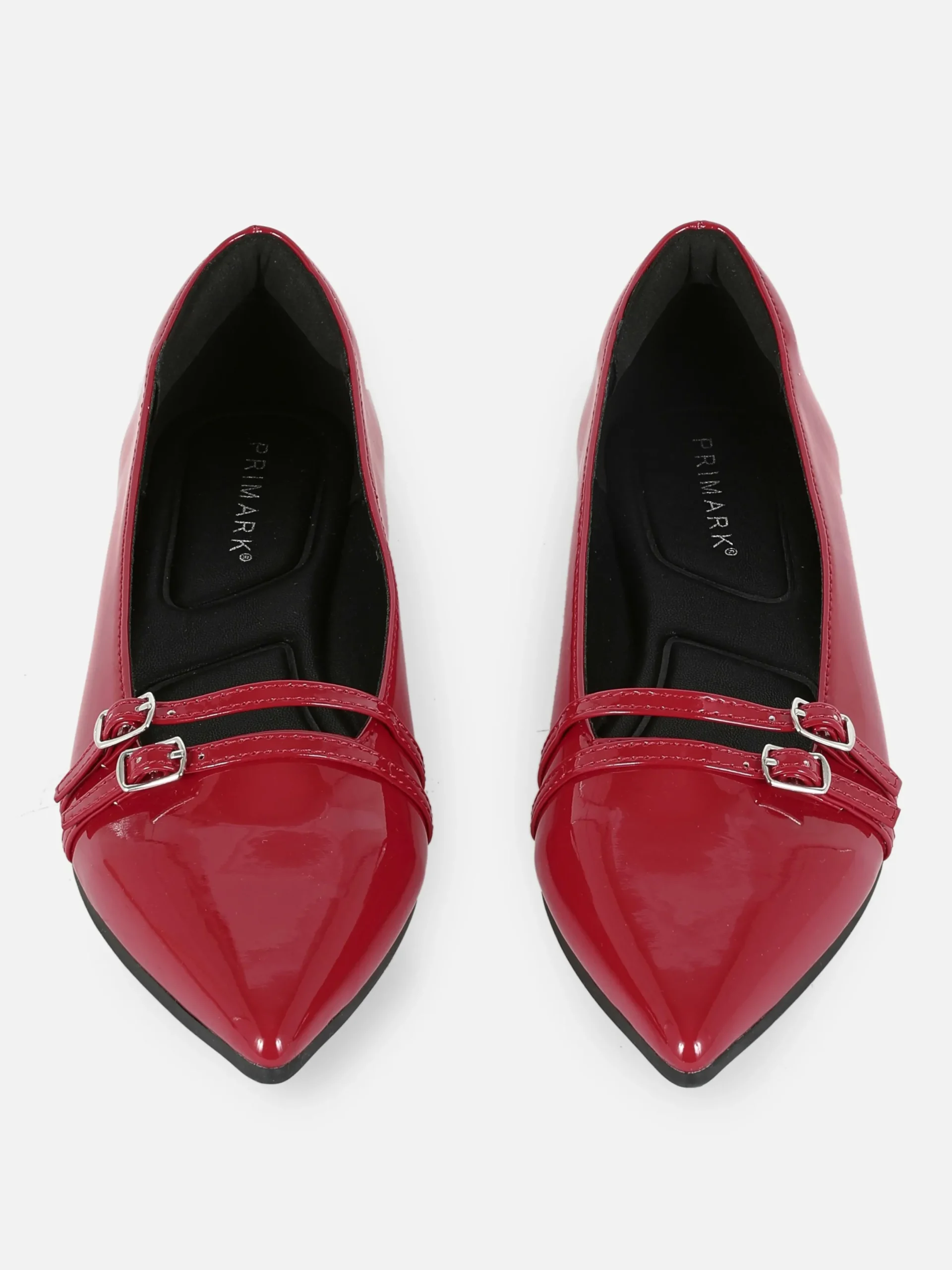 Ballerines|Primark Ballerines Vernies à Bout Pointu Rouge