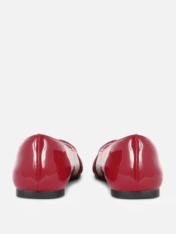 Ballerines|Primark Ballerines Vernies à Bout Pointu Rouge