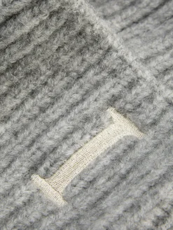 Accessoires Cheveux|Chapeaux, Gants Et Écharpes|Primark Bandeau En Tricot Avec Initiale Brodée Gris