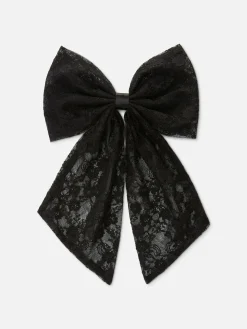 Accessoires Halloween|Vêtements Gothiques|Primark Barrette à Nœud Beetlejuice X Colleen Atwood Noir