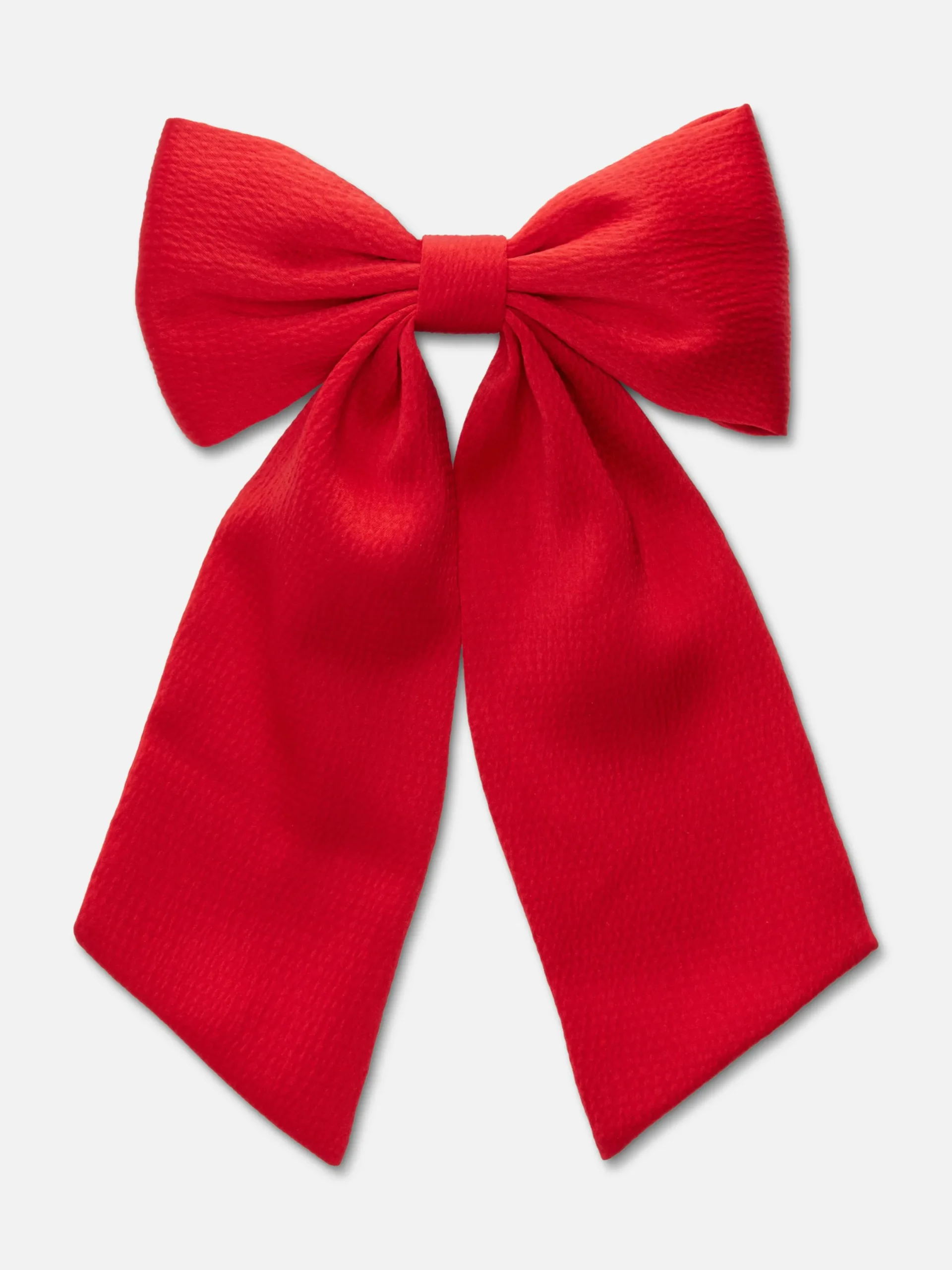 Accessoires Cheveux|Primark Barrette à Nœud Texturé Rouge