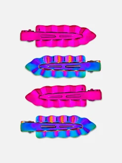 Accessoires Cheveux|Primark Barrettes Métallisées Sans Pli PS... Multicolore