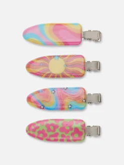 Accessoires Cheveux|Primark Barrettes Sans Marque à Motifs PS... Multicolore