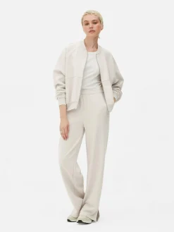 Bas De Jogging|Primark Bas De Jogging à Ourlet Fendu à Coordonner Écru