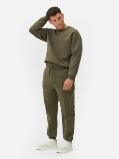 Bas De Jogging|Primark Bas De Jogging à Pinces Et à Revers Kem Kaki