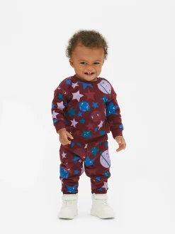 Pantalons Et Leggings|Primark Bas De Jogging à Revers Et Cordon De Serrage Bordeaux