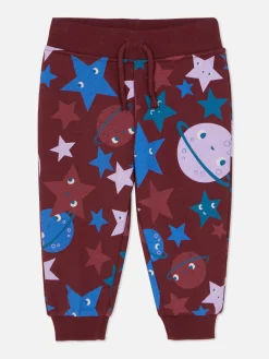 Pantalons Et Leggings|Primark Bas De Jogging à Revers Et Cordon De Serrage Bordeaux