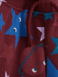 Pantalons Et Leggings|Primark Bas De Jogging à Revers Et Cordon De Serrage Bordeaux