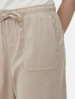 Bas De Jogging|Primark Bas De Jogging à Revers Et Cordon De Serrage Grège