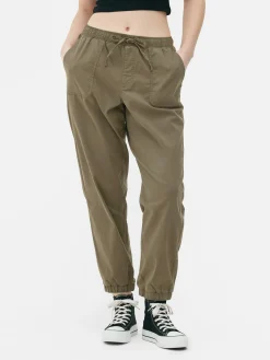 Bas De Jogging|Primark Bas De Jogging à Revers Et Cordon De Serrage Kaki