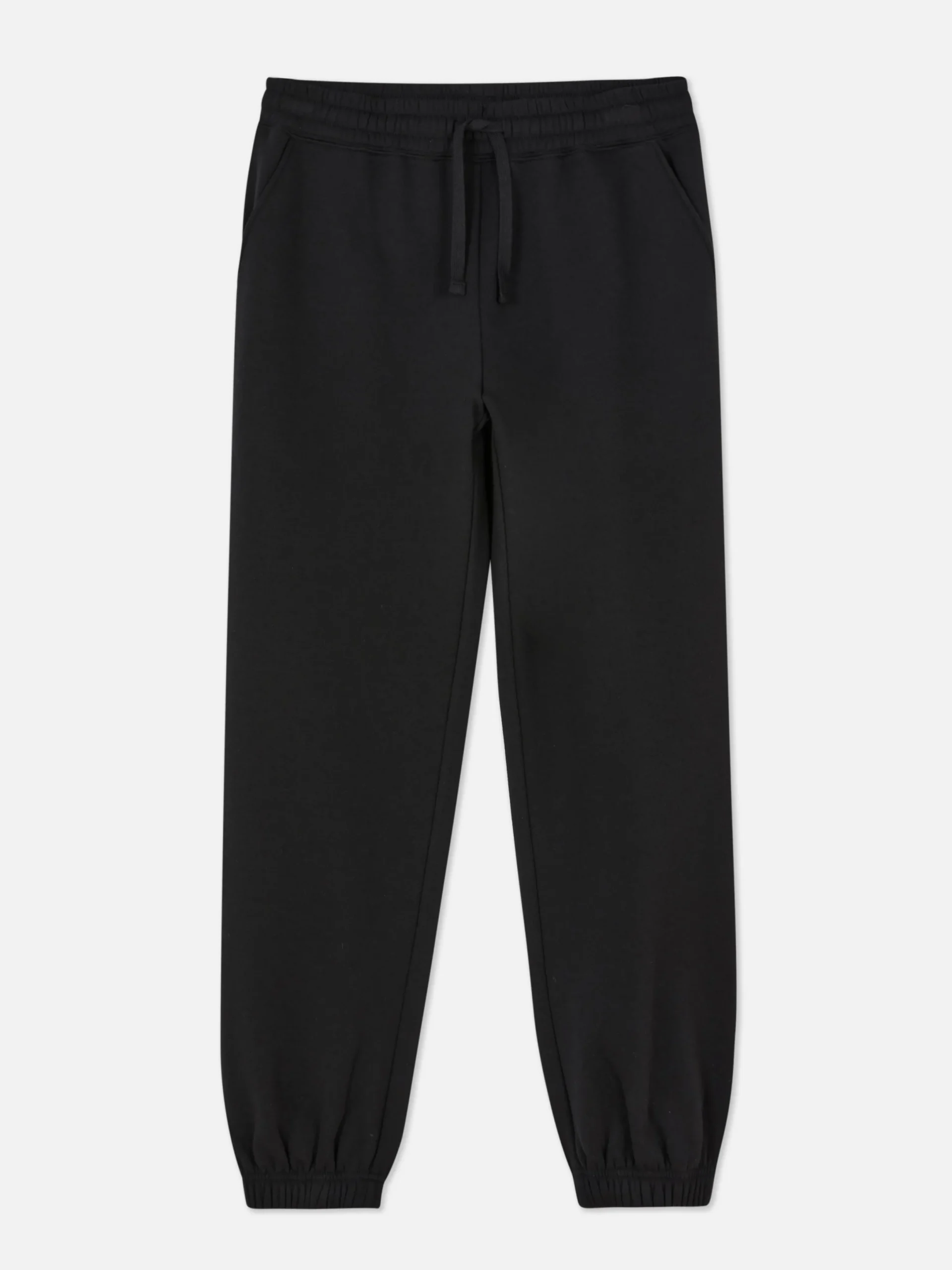 Bas De Jogging|Primark Bas De Jogging à Revers Et Cordon De Serrage Noir