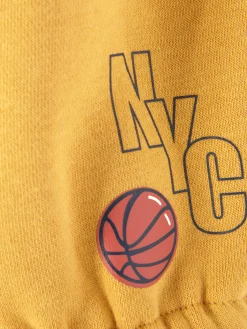 Pantalons Et Leggings|Primark Bas De Jogging à Revers Et Cordon De Serrage Jaune foncé