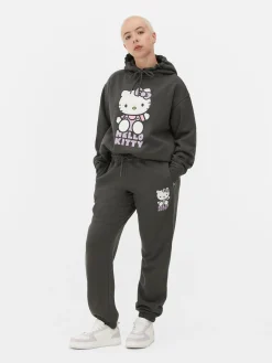 Bas De Jogging|Primark Bas De Jogging à Revers Hello Kitty Anthracite