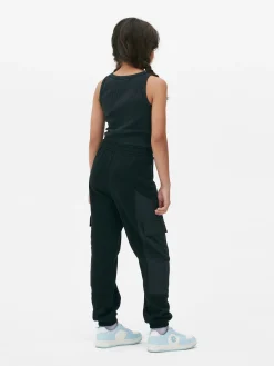 Bas De Jogging|Primark Bas De Jogging Cargo Resserré à La Cheville Noir