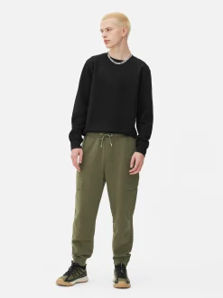 Pantalon|Primark Bas De Jogging Cargo Stretch à Coupe Décontractée Vert