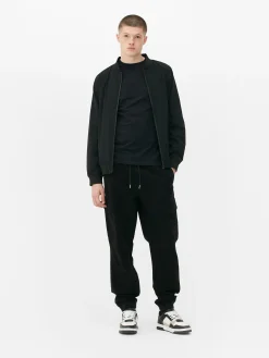 Pantalon|Primark Bas De Jogging Cargo Stretch à Coupe Décontractée Noir