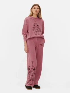 Bas De Jogging|Primark Bas De Jogging Droit à Coordonner Disney Stitch Rose