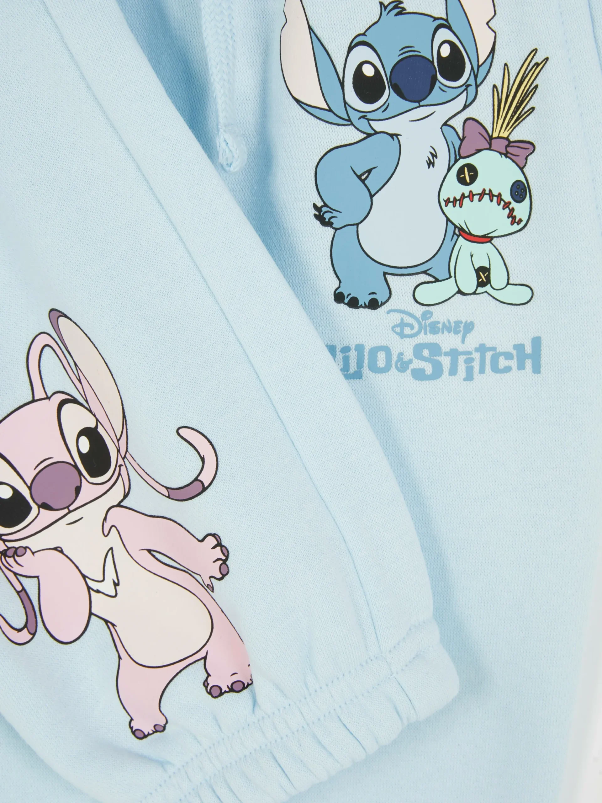 Bas De Jogging|Primark Bas De Jogging élastiqué Disney Lilo & Stitch Bleu clair