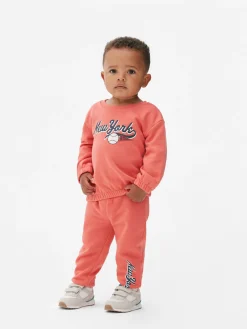 Pantalons Et Leggings|Primark Bas De Jogging Resserré Aux Chevilles Avec Cordon De Serrage Rouge