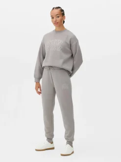 Bas De Jogging|Primark Bas De Jogging Skinny Graphique Gris