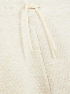 Bas De Jogging|Primark Bas De Jogging Texturé à Cordon De Serrage Écru