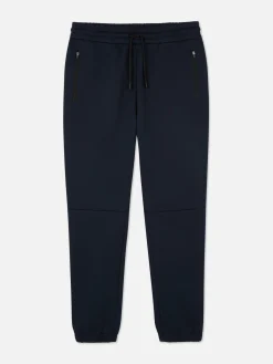 Vêtements De Sport|Bas De Jogging|Primark Bas De Jogging Texturé à Taille élastiquée Bleu marine