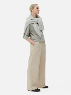 Bas De Jogging|Primark Bas De Jogging Tissé à Coutures à Coordonner Grège