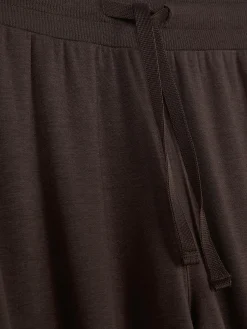 Bas De Pyjama|Primark Bas De Pyjama Confortable à Cordon De Serrage à Coordonner Marron foncé