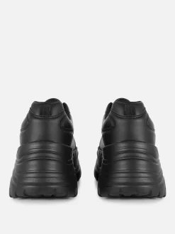 Baskets|Primark Baskets à Semelle Compensée Extreme Noir