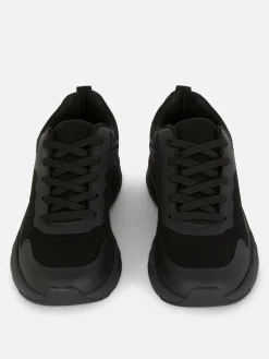 Baskets|Primark Baskets à Semelle épaisse Et Empiècements Noir