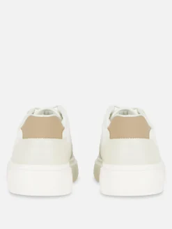 Baskets|Primark Baskets Basses à Lacets Kem Blanc