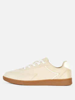 Baskets|Primark Baskets Basses à Semelle En Gomme Beige